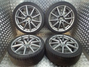 19 inch Ti Alloy Wheels with Tyres 5×110 Silver – Alfa Romeo 159 Brera 939 Spider Giulietta