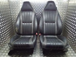 Phase 1 Black and Grey Leather Seats Front – Alfa Romeo 939 Brera Spider 2005-2012