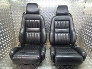 Front Black Momo Leather Seats – Alfa Romeo 916 Spider 1998-2005