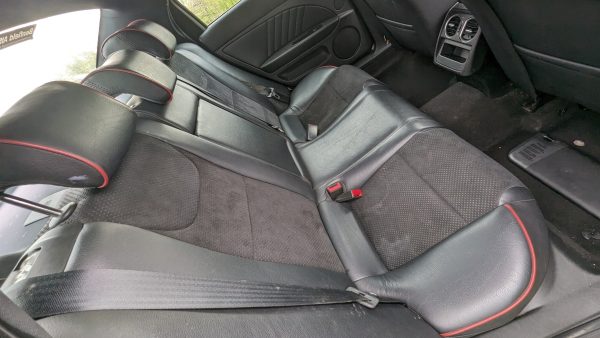 Black Alcantara Leather Seat Saloon Folding SET - Alfa Romeo 159 2005-2010 - Image 5
