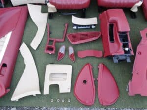 Red and Cream Leather Seats Door Cards Dashboard SET – Alfa Romeo 939 Brera Spider 2005-2012