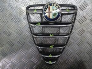 Chrome Grille Slat Trim – 4 – Alfa Romeo Mito 2008-2018