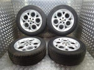 16 inch Teledial Alloy Wheels with Tyres 5×98 – Alfa Romeo 156 147 916 GTV Spider