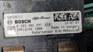 Radar Sensor 50558711 – Alfa Romeo Giulia Stelvio 2016-2025
