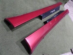 RIGHT and LEFT Side Skirts – Proteo Red 195 – Alfa Romeo 916 GTV Spider 1995-2005