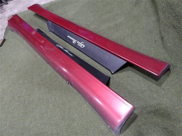 RIGHT and LEFT Side Skirts - Proteo Red 195 - Alfa Romeo 916 GTV Spider 1995-2005 - Image 3