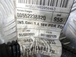 1.4 16v Engine Wiring Loom 55223882 – Alfa Romeo Mito 2008-2020