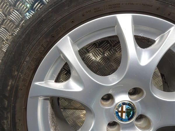 16 inch Alloy Wheels with Tyres 4x98 - Alfa Romeo Mito (145/146) 2009-2017 - immagine 12