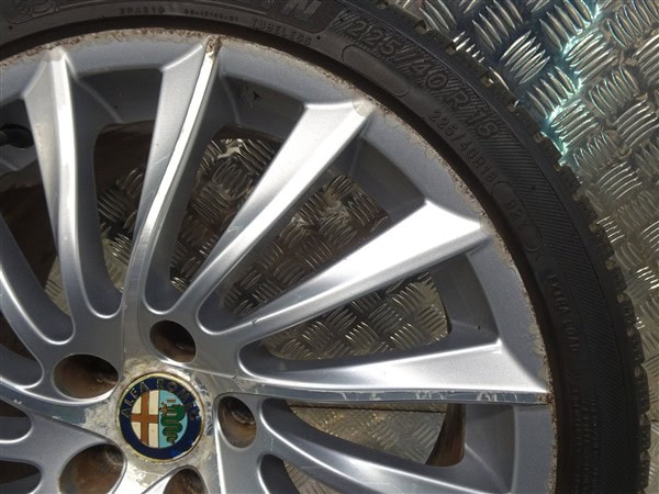 5x110 18 inch Turbine Alloy Wheels with Tyres - Alfa Romeo Giulietta 2010-2020 - Imagen 3