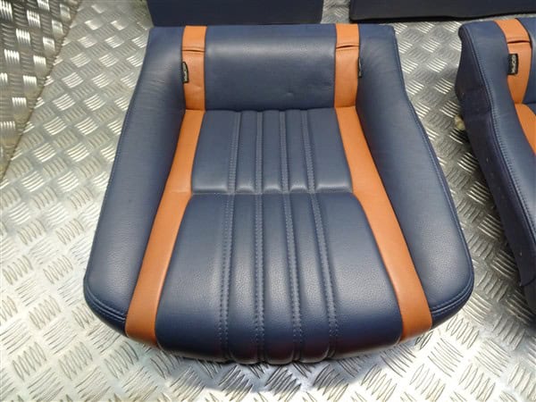 Blue and Tobacco Leather Seats Front and Rear - Alfa Romeo 939 Brera Spider 2005-2012 – Image 3