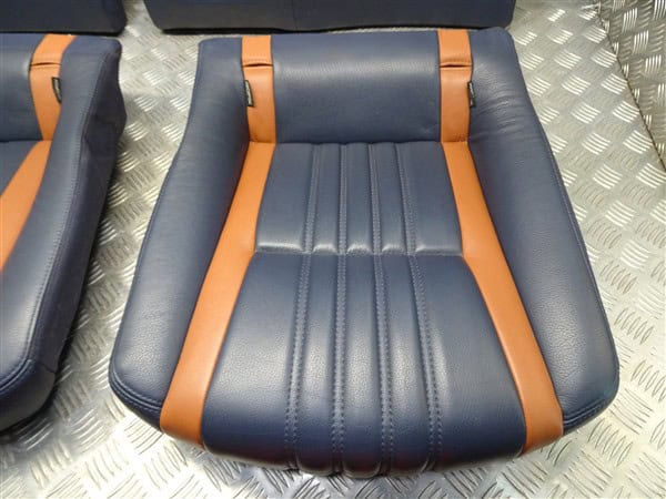 Blue and Tobacco Leather Seats Front and Rear - Alfa Romeo 939 Brera Spider 2005-2012 – Image 4