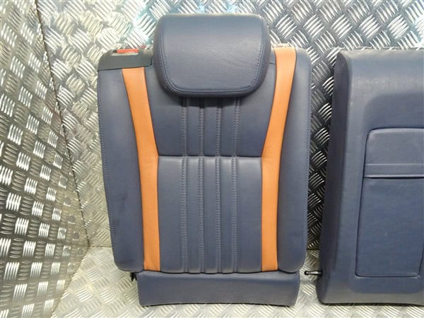 Blue and Tobacco Leather Seats Front and Rear - Alfa Romeo 939 Brera Spider 2005-2012 – Image 6