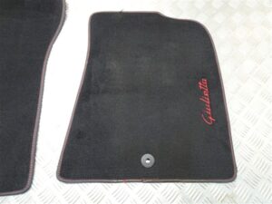 Original Black with Red Stitch Front Floor Mats – Alfa Romeo Giulietta 2010-2020