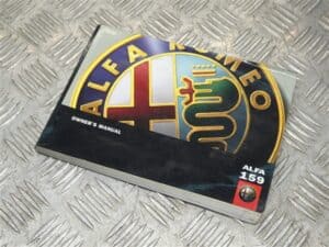 Manual Owners Hand Book 60431694 – Alfa Romeo 159 2005-2012