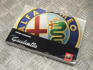 Manual Owners Hand Book 60438300 – Alfa Romeo Giulietta 2010-2020