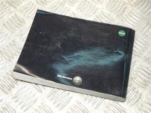 Manual Owners Hand Book 60438300 – Alfa Romeo Giulietta 2010-2020