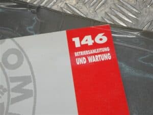 Manual Owners Hand Book German Language 60490918 – Alfa Romeo 146 1994-2001