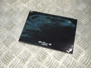 Sound System Booklet Manual Owners Supplement 60431595 – Alfa Romeo 159 Brera Spider 2005-2012