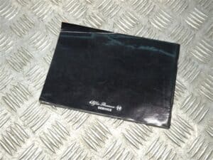 Sound System Booklet Manual Owners Supplement 60431079 – Alfa Romeo 156 1998-2005