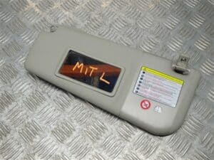 LEFT – Beige Sun Visor – Alfa Romeo Mito 2008-2020